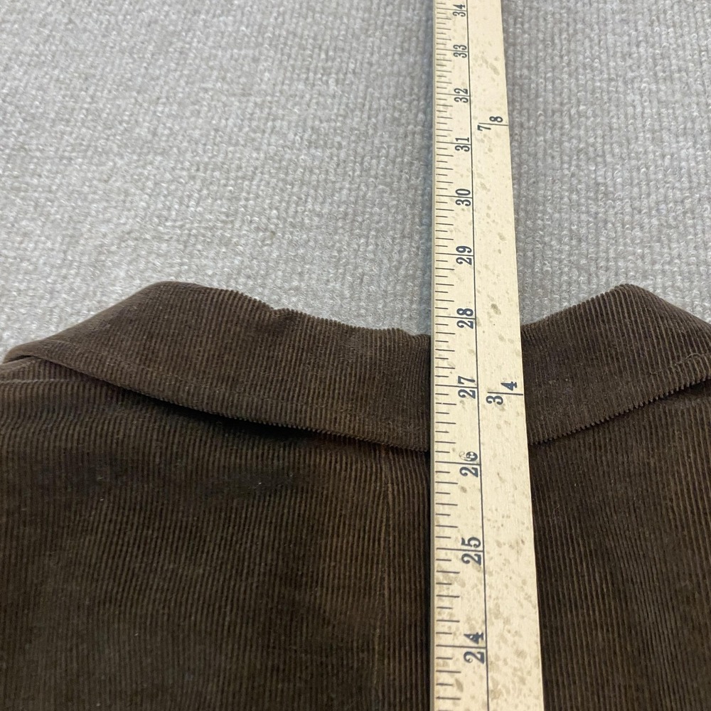 Brooks Brothers 346 Blazer Womens 10 Brown Corduroy Stretch 3 Button Lined - Picture 10 of 11